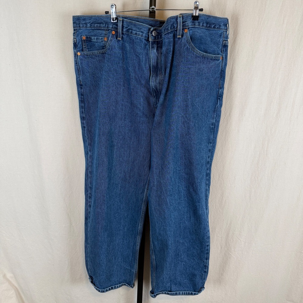 Levis‎ 550 Relaxed Fit Tapered Leg Jeans Mens 50x32 Blue Denim 01550-4891